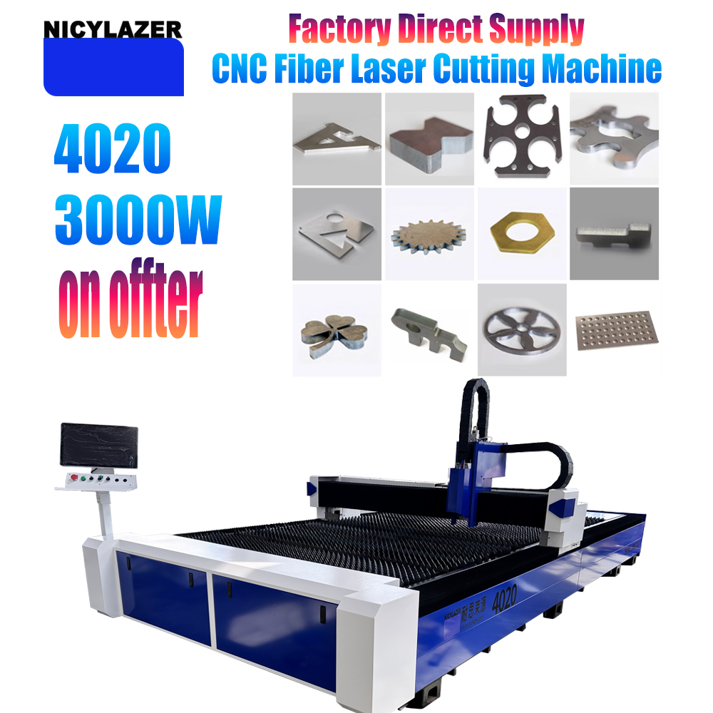 Industrial Laser Metal Cutter - Лазерный станок NICYLAZER CNC 3000W 4020