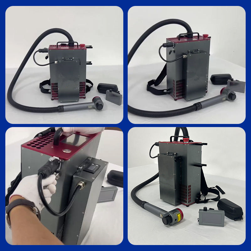 Industrial Laser Cleaner Price - Рюкзак портативного типа, ручной лазерный очиститель