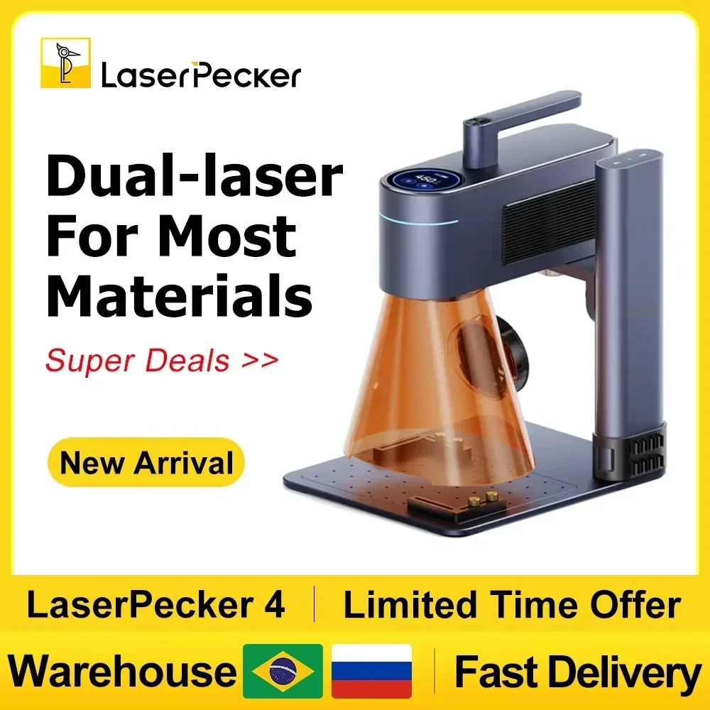 Industrial Handheld Laser Engraver - LASERPECKER 4 LP4 Лазерный гравировальный станок