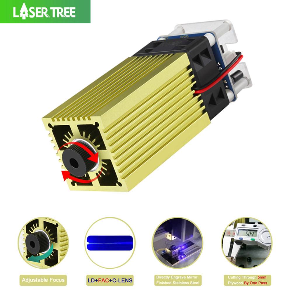 Industrial Handheld Laser Engraver - LASER TREE 4W 5W Лазерный модуль
