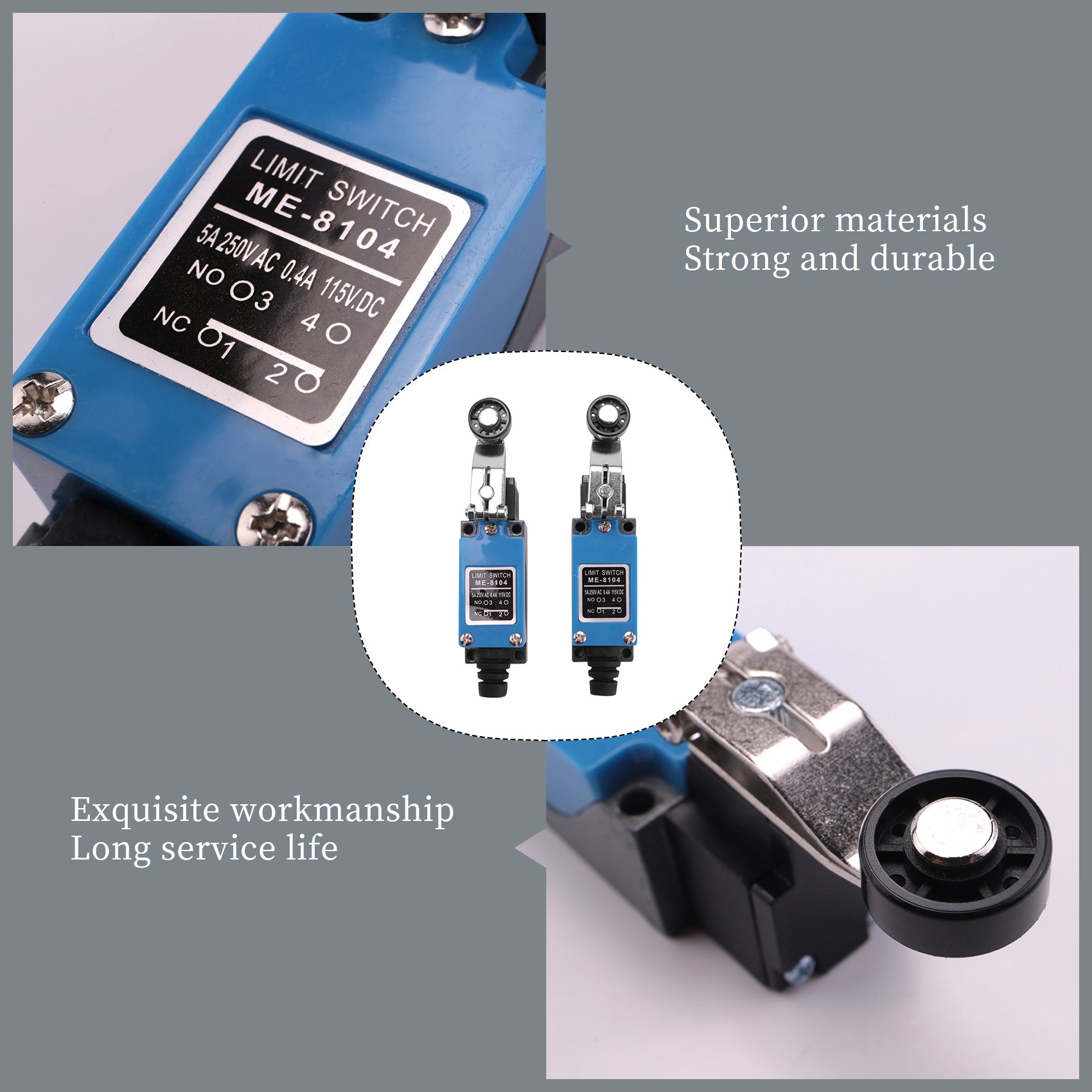 Limit Switch Cnc - B50C 10 шт. ME-8104 Миниатюрный роликовый