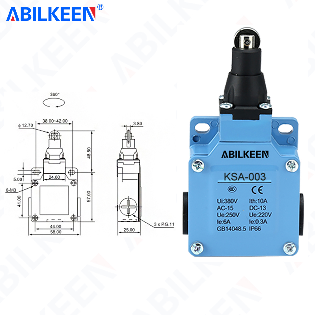 Limit Switch Cnc - Концевой выключатель ABILKEEN KSA-003 с плунжером,