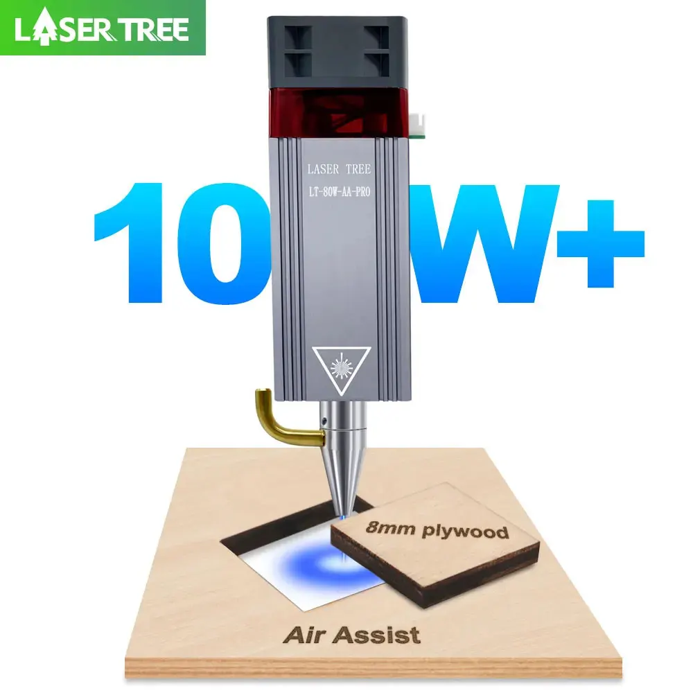 Industrial Laser Cutter - Лазерное дерево 10 Вт, оптическая мощность