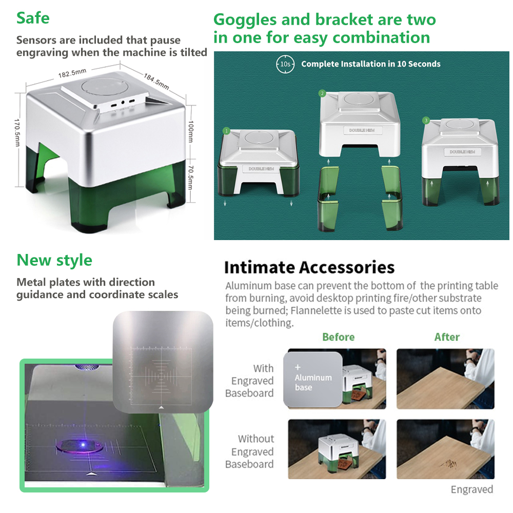 Портативный мини-лазерный грав – обзор и цена Industrial Handheld Laser Engraver