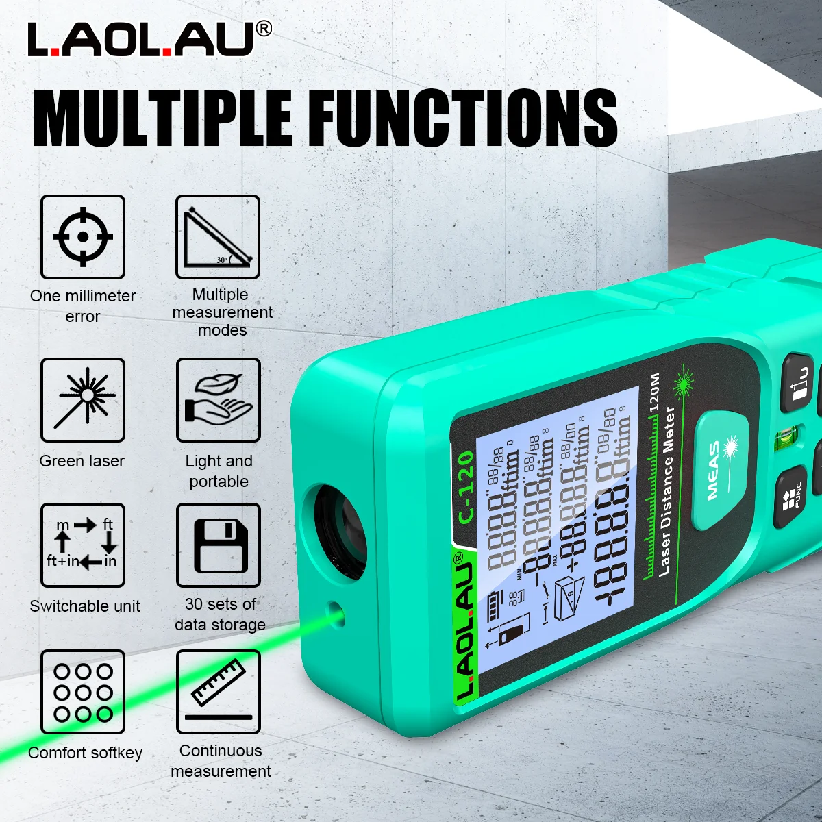 Цифровой лазерный дальномер LA – обзор и цена Industrial Laser Rangefinder