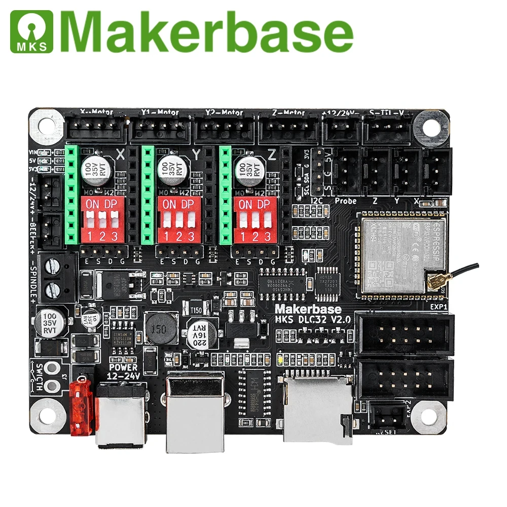Контроллер Makerbase MKS DLC32 – обзор и цена Laser Controller Board